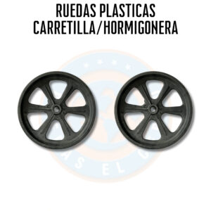 Ruedas Plásticas Carr./Horm.