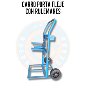 Carro Porta Fleje con Rulemanes
