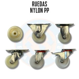 Ruedas Nylon PP