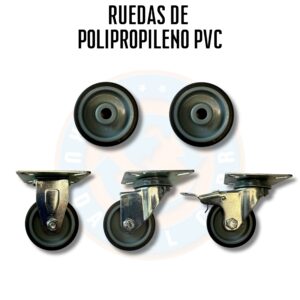 Ruedas Polipropileno PVC