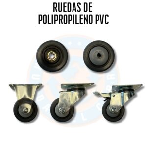 Ruedas Polipropileno PVC
